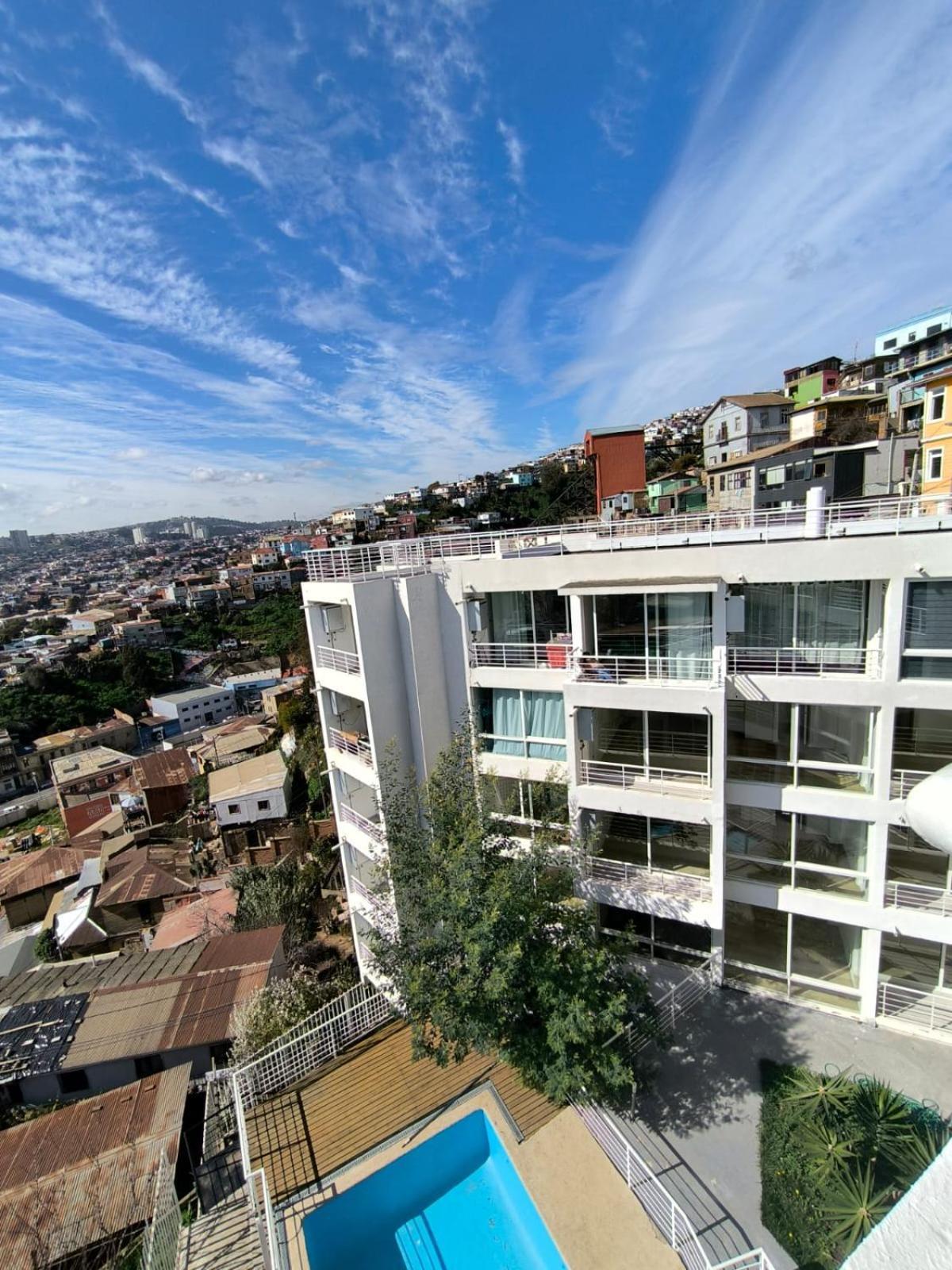 Vista Panoramica A La Bahia Depto 2p Apartamento Valparaíso